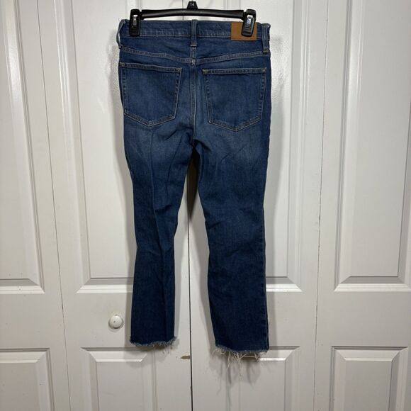 J.Crew Demi Boot Jeans Womens 27 Lantern Wash Crop Raw Hem Boho Casual Modern - Picture 3 of 12